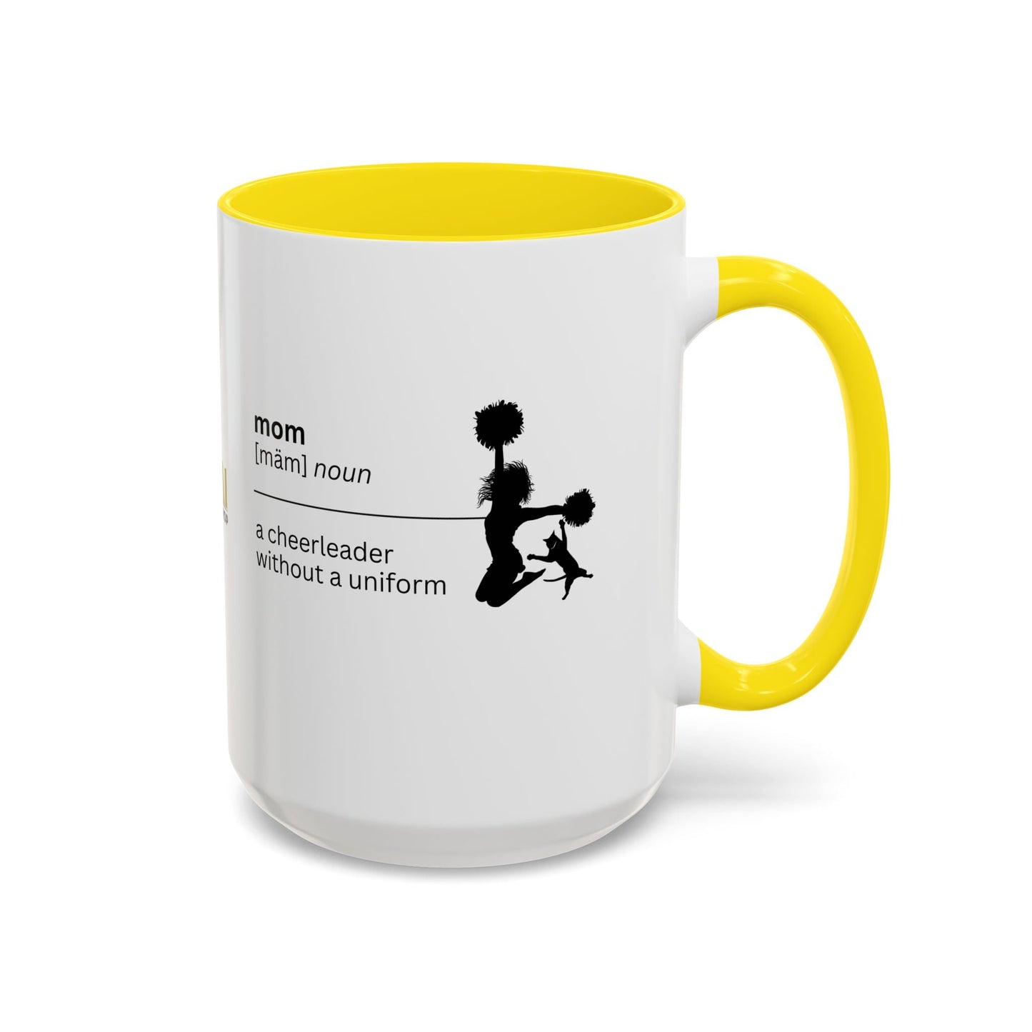 Mom Cheerleader Accent Coffee Mug - Thoughtful Gift for Moms
