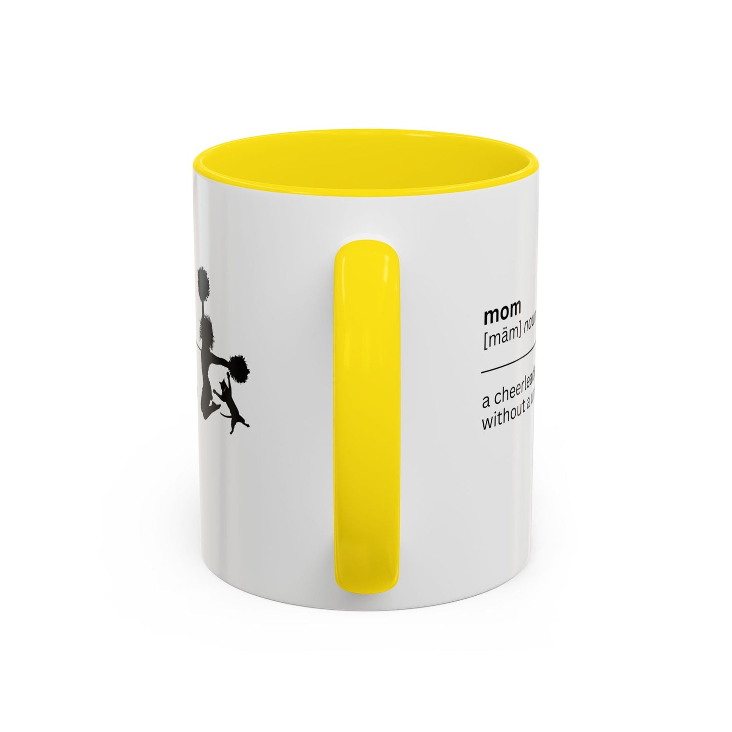Mom Cheerleader Accent Coffee Mug - Thoughtful Gift for Moms