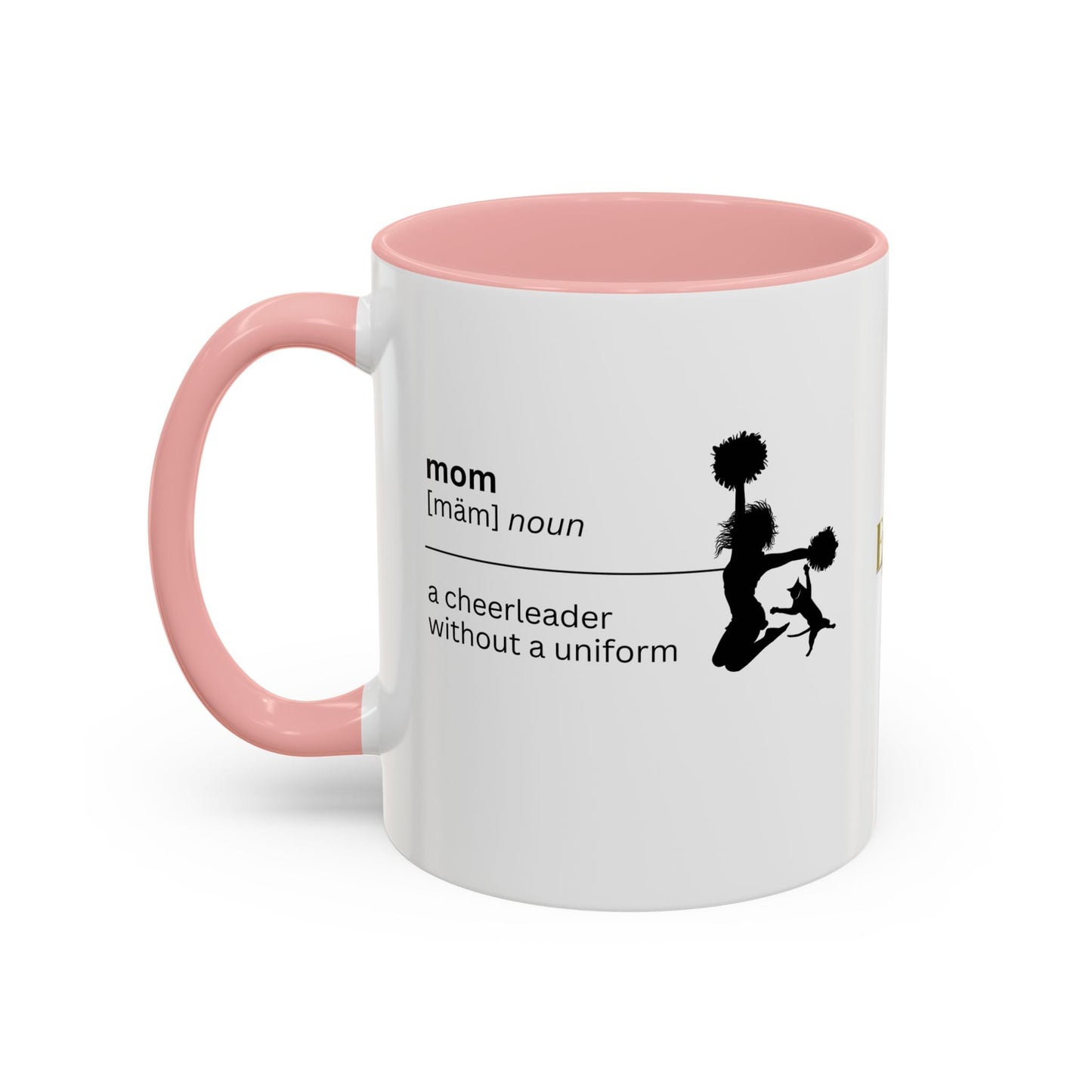 Mom Cheerleader Accent Coffee Mug - Thoughtful Gift for Moms