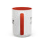 Mom Cheerleader Accent Coffee Mug - Thoughtful Gift for Moms