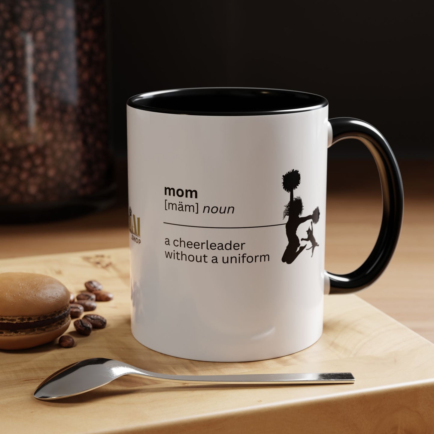 Mom Cheerleader Accent Coffee Mug - Thoughtful Gift for Moms