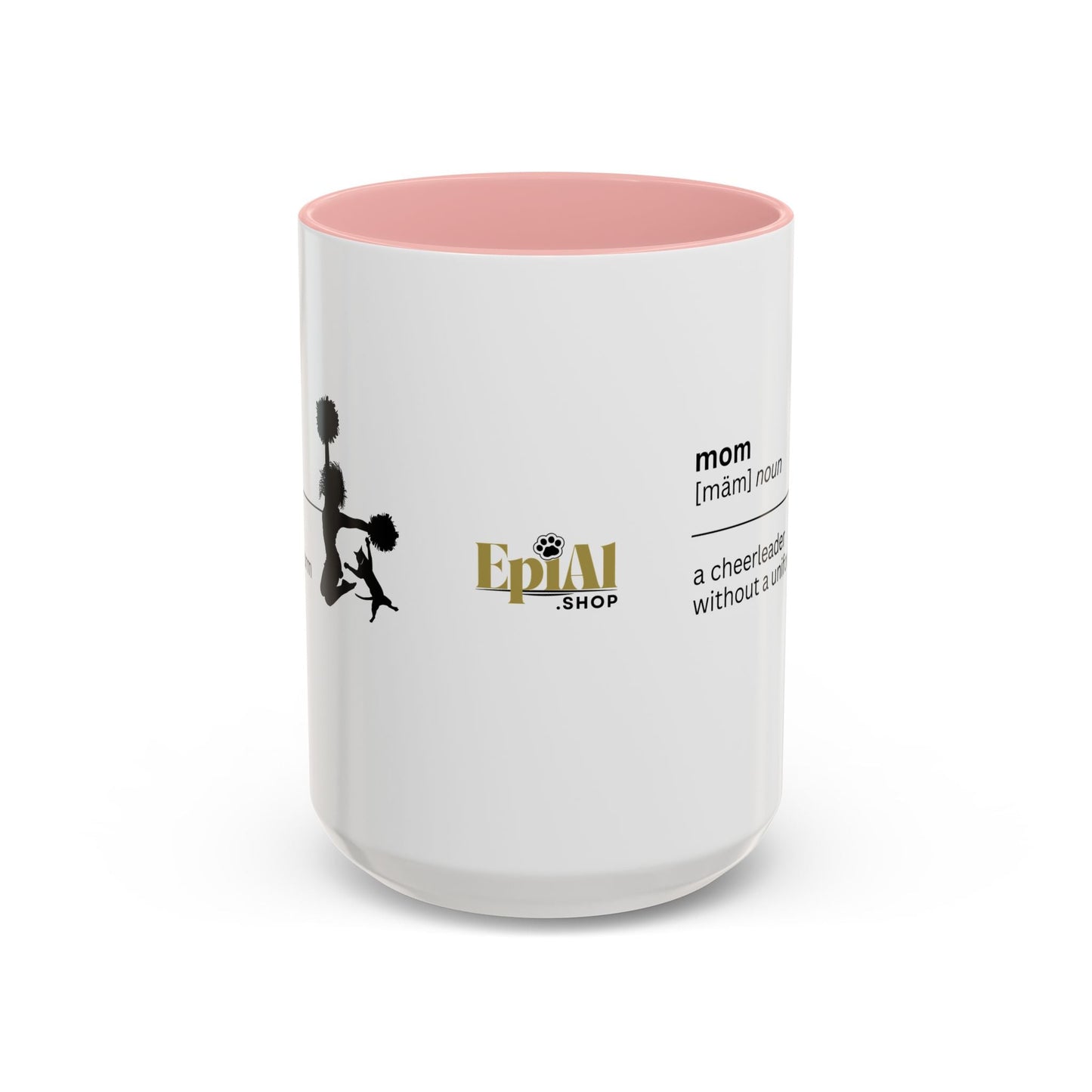 Mom Cheerleader Accent Coffee Mug - Thoughtful Gift for Moms