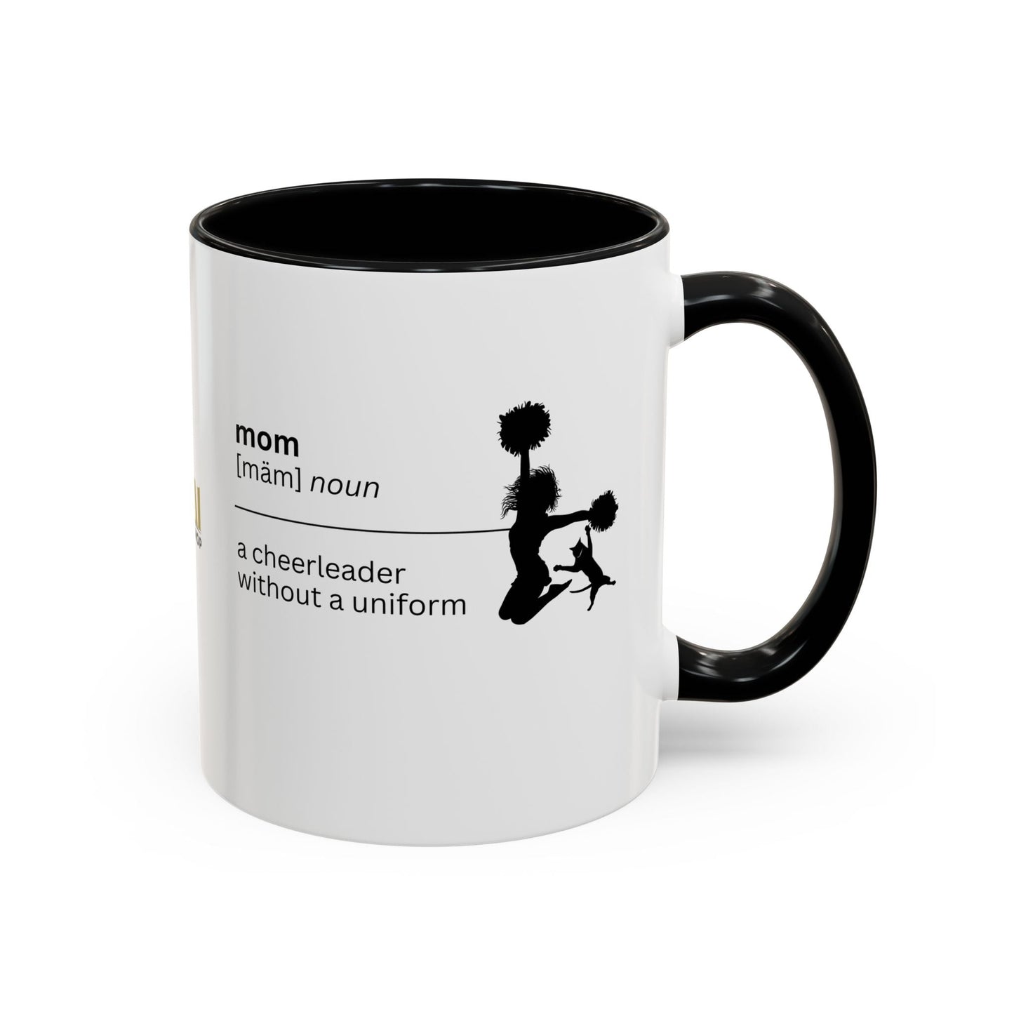 Mom Cheerleader Accent Coffee Mug - Thoughtful Gift for Moms