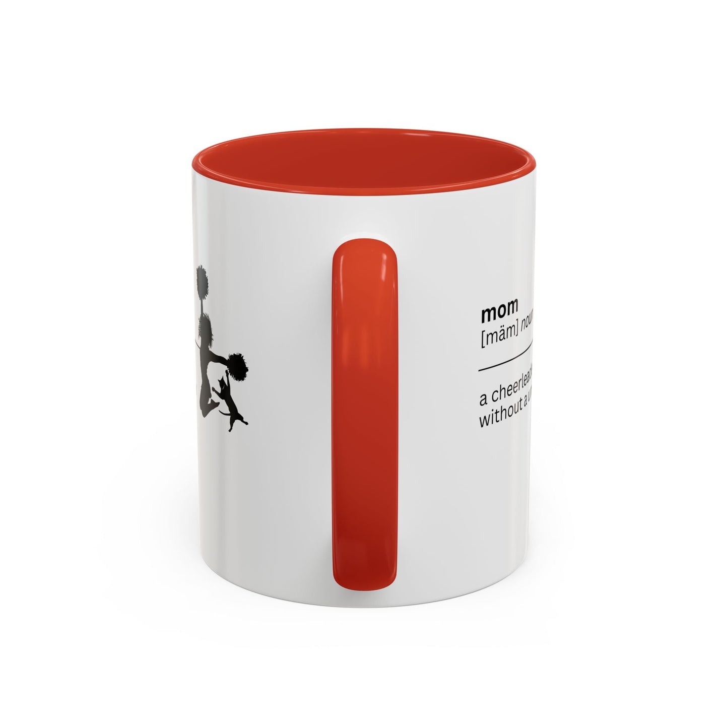 Mom Cheerleader Accent Coffee Mug - Thoughtful Gift for Moms
