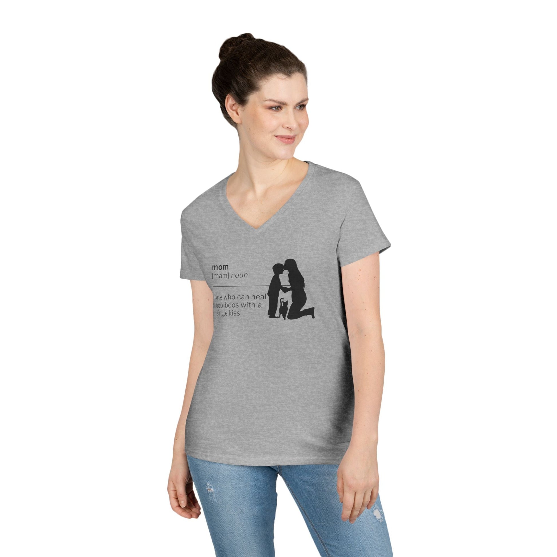 Mom's Love V-Neck T-Shirt - Perfect for Every Occasion - Korvel