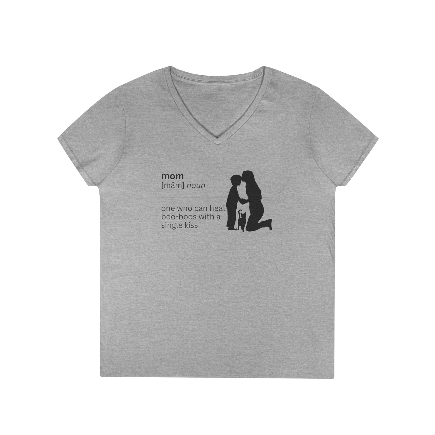 Mom's Love V-Neck T-Shirt - Perfect for Every Occasion - Korvel