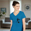 Camiseta V-Neck Definición de Mamá - Superhéroe