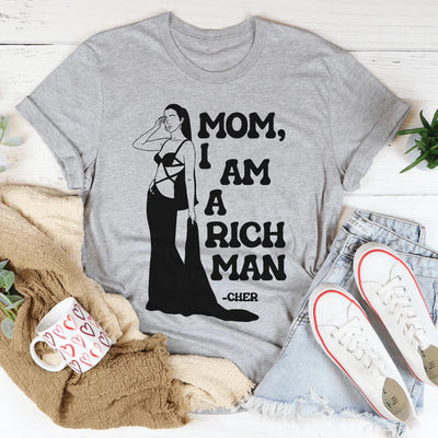 Camiseta "Mamá, soy un hombre rico"