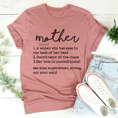 Mom Noun Tee - A Comfy and Fun Statement Shirt