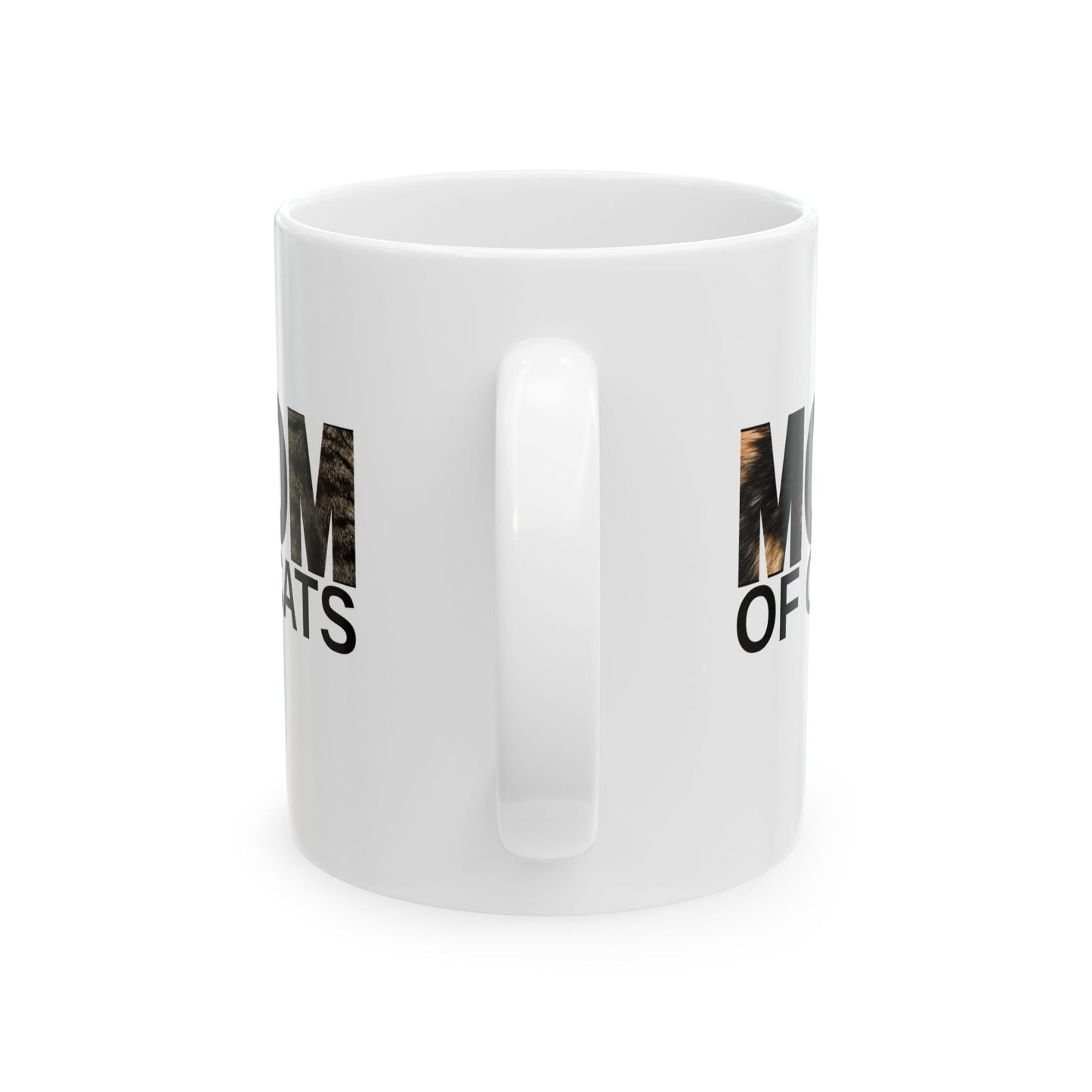 Mom of Cats Ceramic Mug - Ideal Gift for Cat Enthusiasts