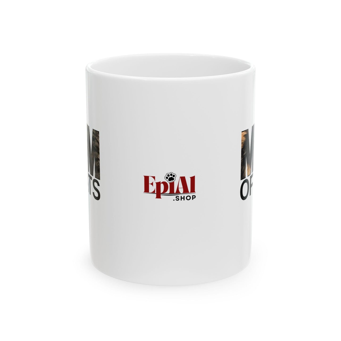 Mom of Cats Ceramic Mug - Ideal Gift for Cat Enthusiasts