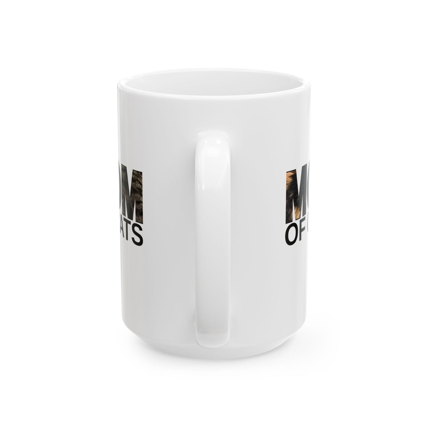 Mom of Cats Ceramic Mug - Ideal Gift for Cat Enthusiasts