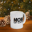 Mom of Cats Ceramic Mug - Ideal Gift for Cat Enthusiasts