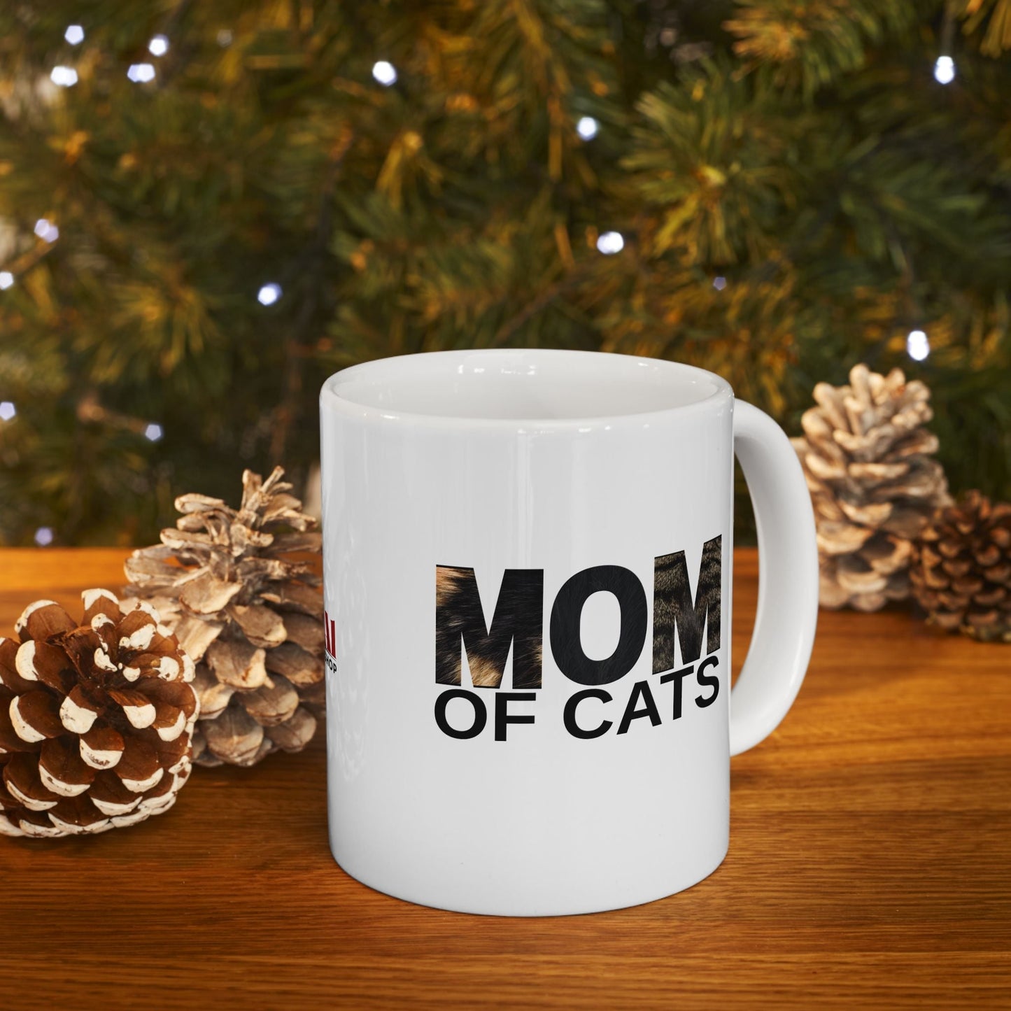 Mom of Cats Ceramic Mug - Ideal Gift for Cat Enthusiasts