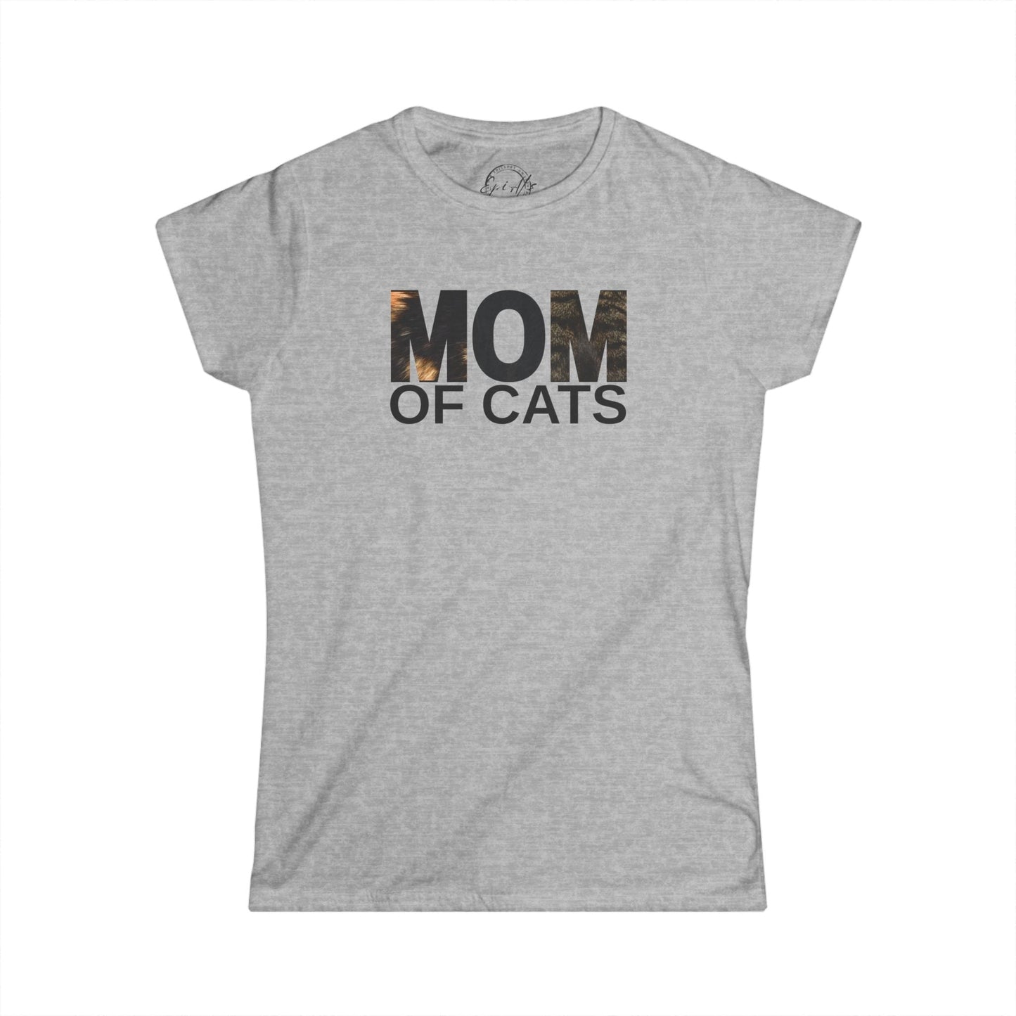 T-shirt Softstyle Maman de Chats - Idéal pour les Amateurs de Chats