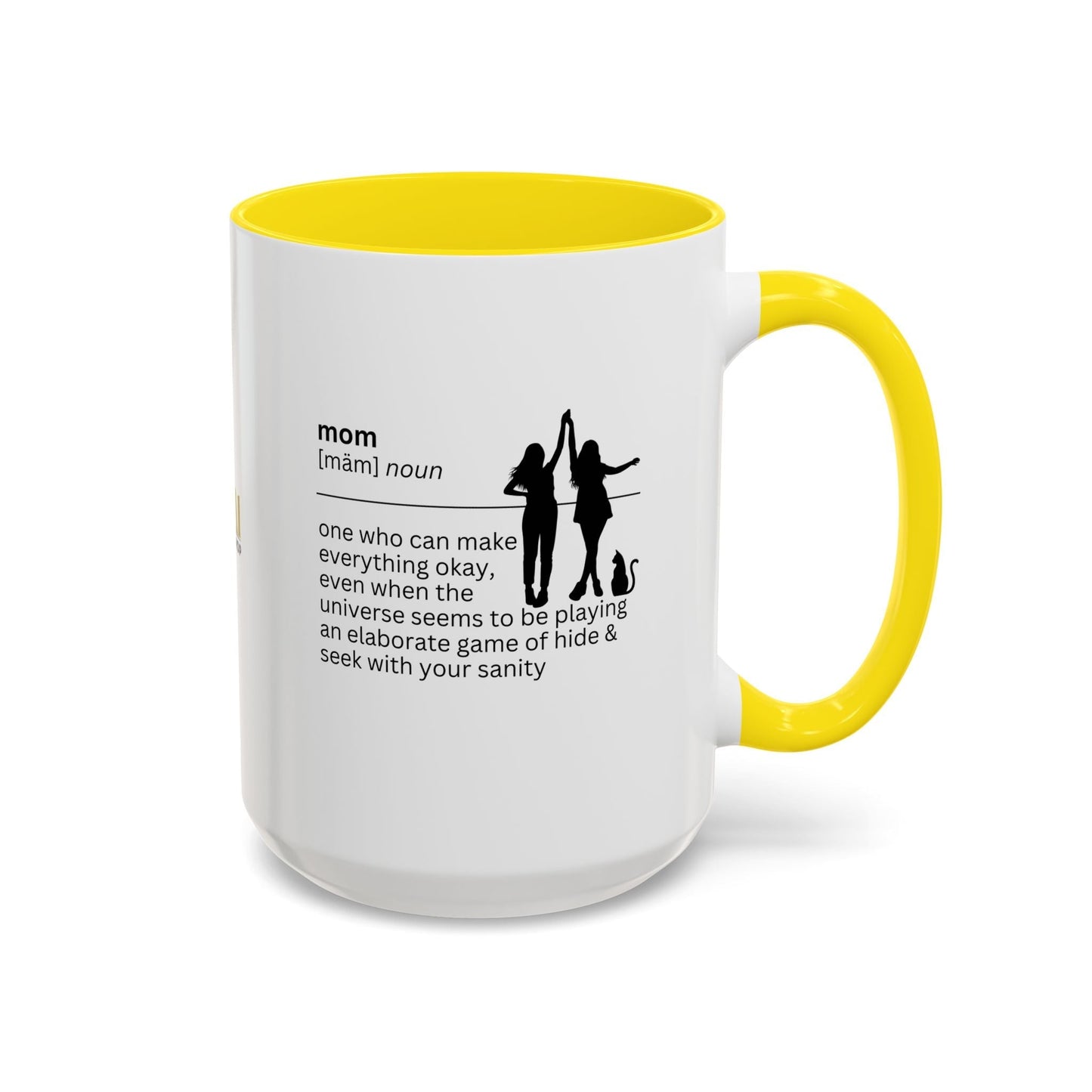 Mug à café Accent Mom Okay - Cadeau réfléchi pour les mamans