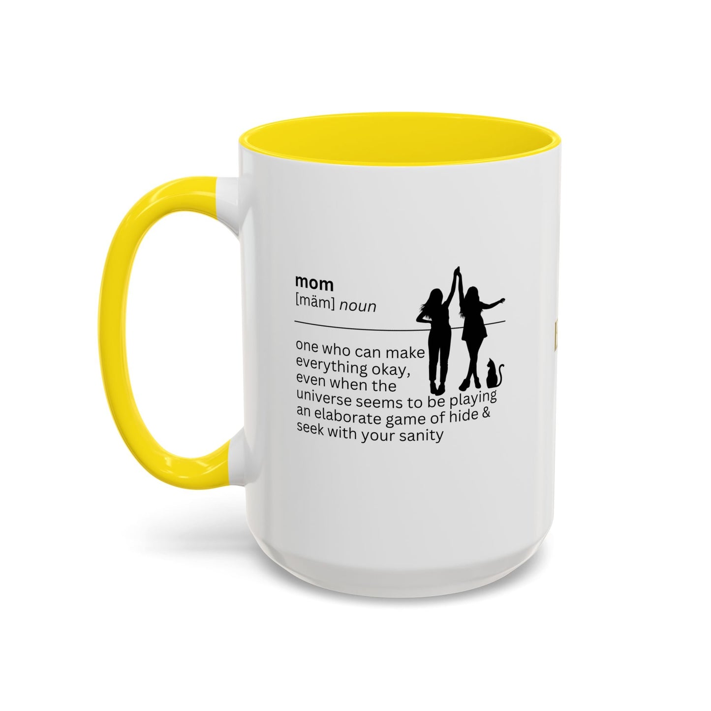 Mug à café Accent Mom Okay - Cadeau réfléchi pour les mamans