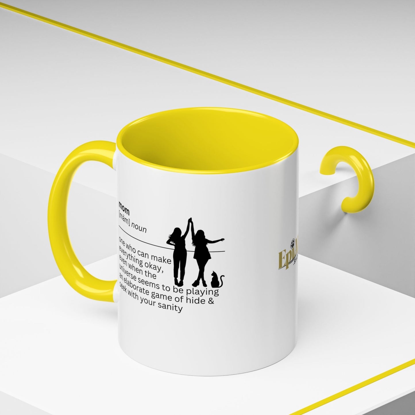 Mug à café Accent Mom Okay - Cadeau réfléchi pour les mamans