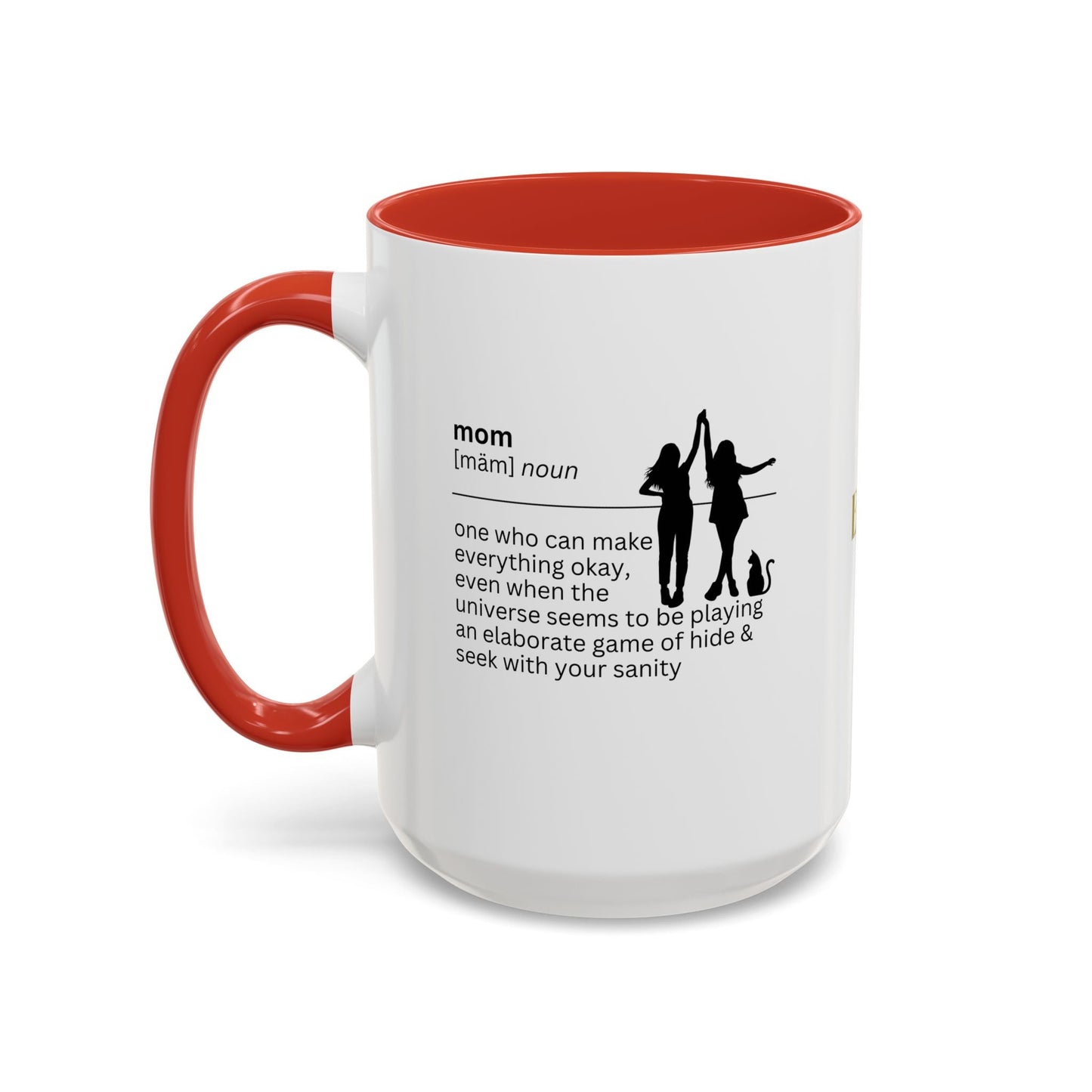 Mug à café Accent Mom Okay - Cadeau réfléchi pour les mamans