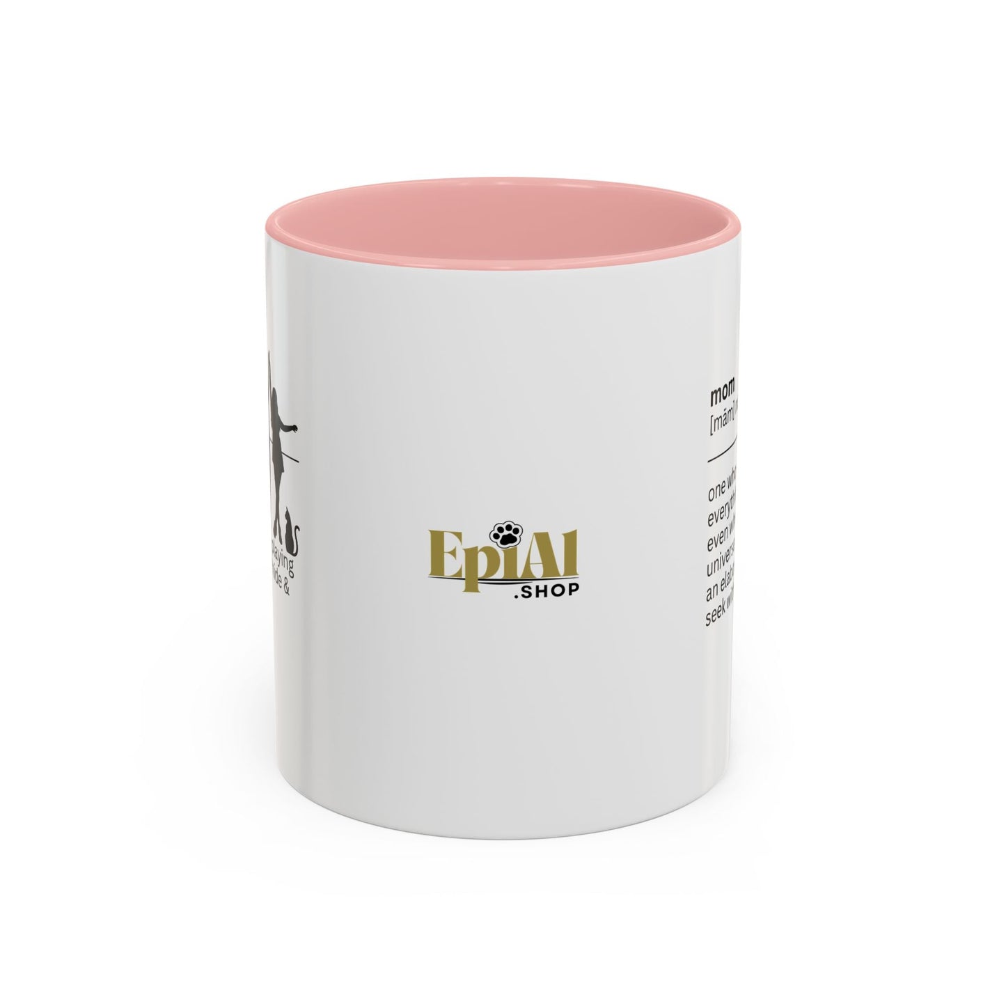 Mug à café Accent Mom Okay - Cadeau réfléchi pour les mamans