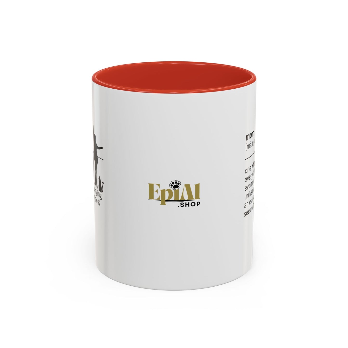 Mug à café Accent Mom Okay - Cadeau réfléchi pour les mamans