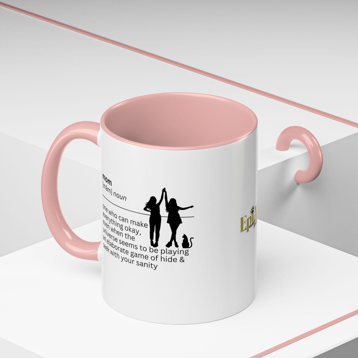 Mug à café Accent Mom Okay - Cadeau réfléchi pour les mamans