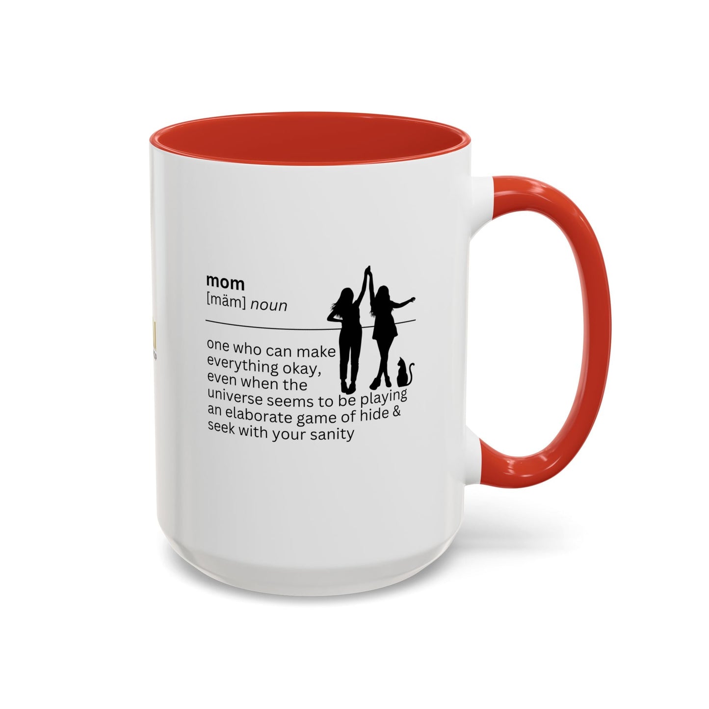 Mug à café Accent Mom Okay - Cadeau réfléchi pour les mamans