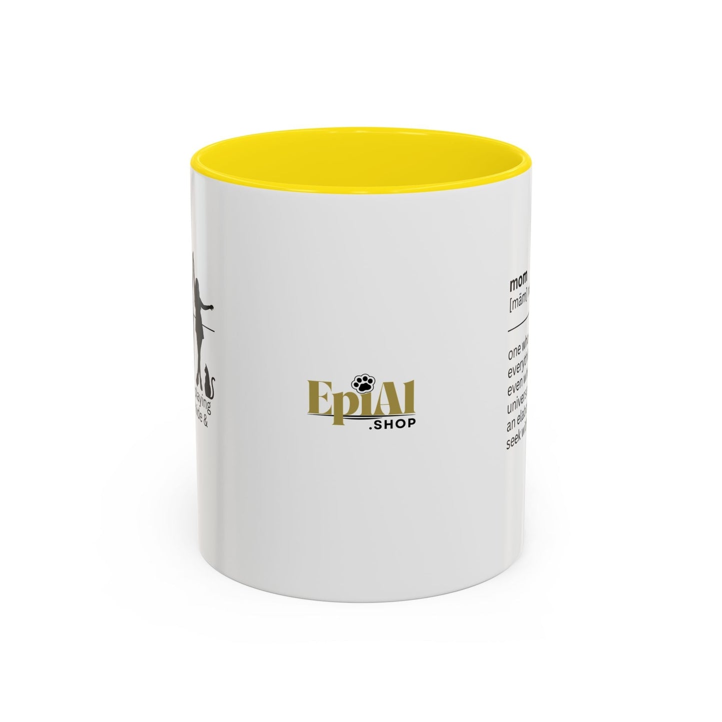 Mug à café Accent Mom Okay - Cadeau réfléchi pour les mamans