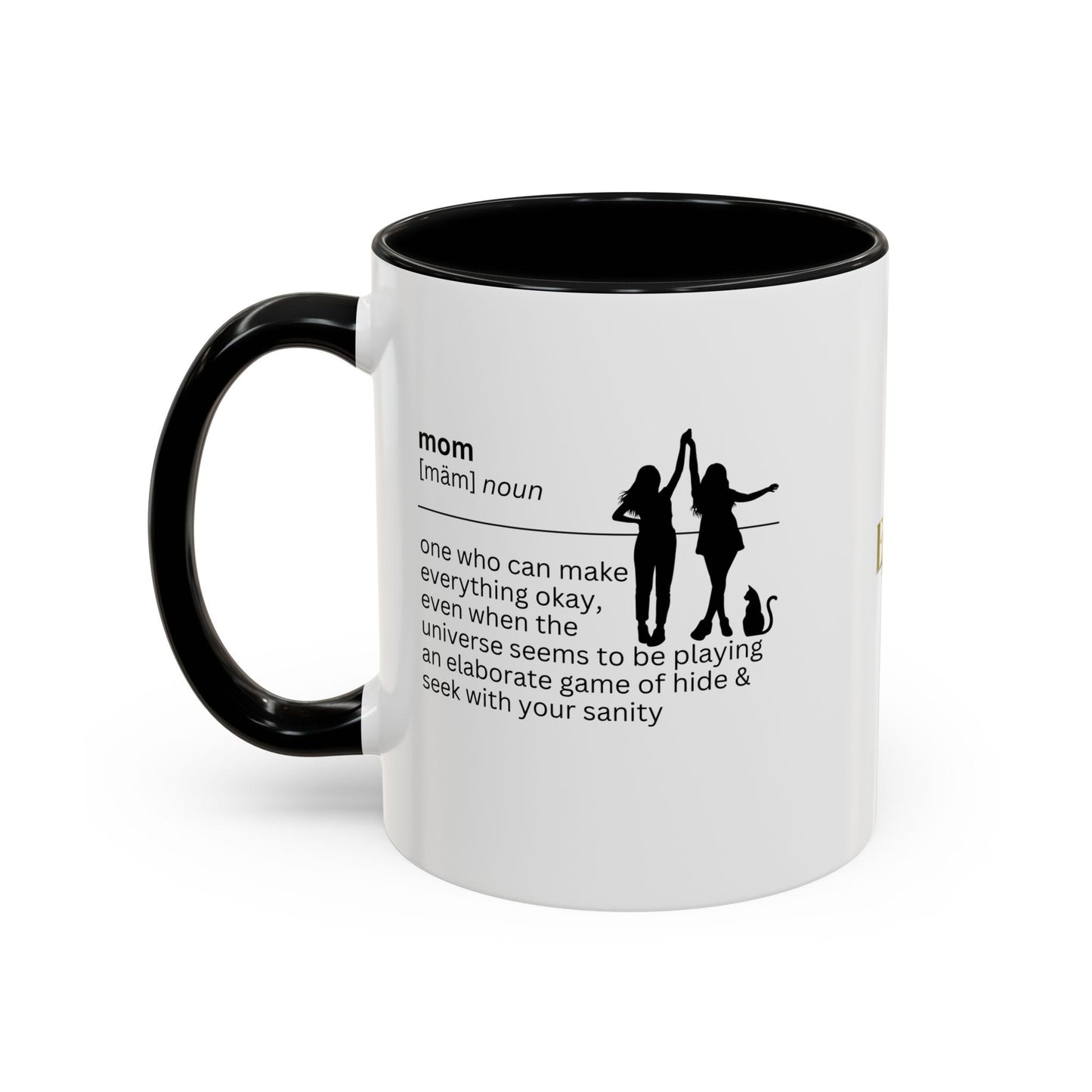 Mug à café Accent Mom Okay - Cadeau réfléchi pour les mamans