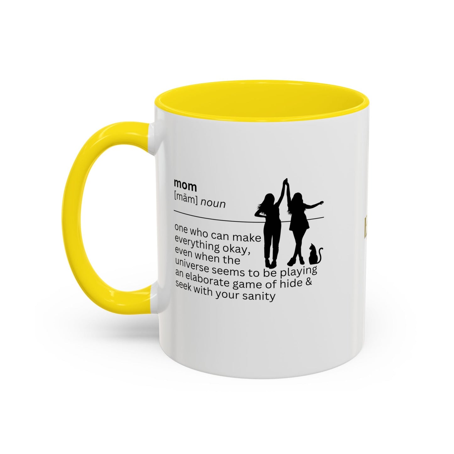 Mug à café Accent Mom Okay - Cadeau réfléchi pour les mamans