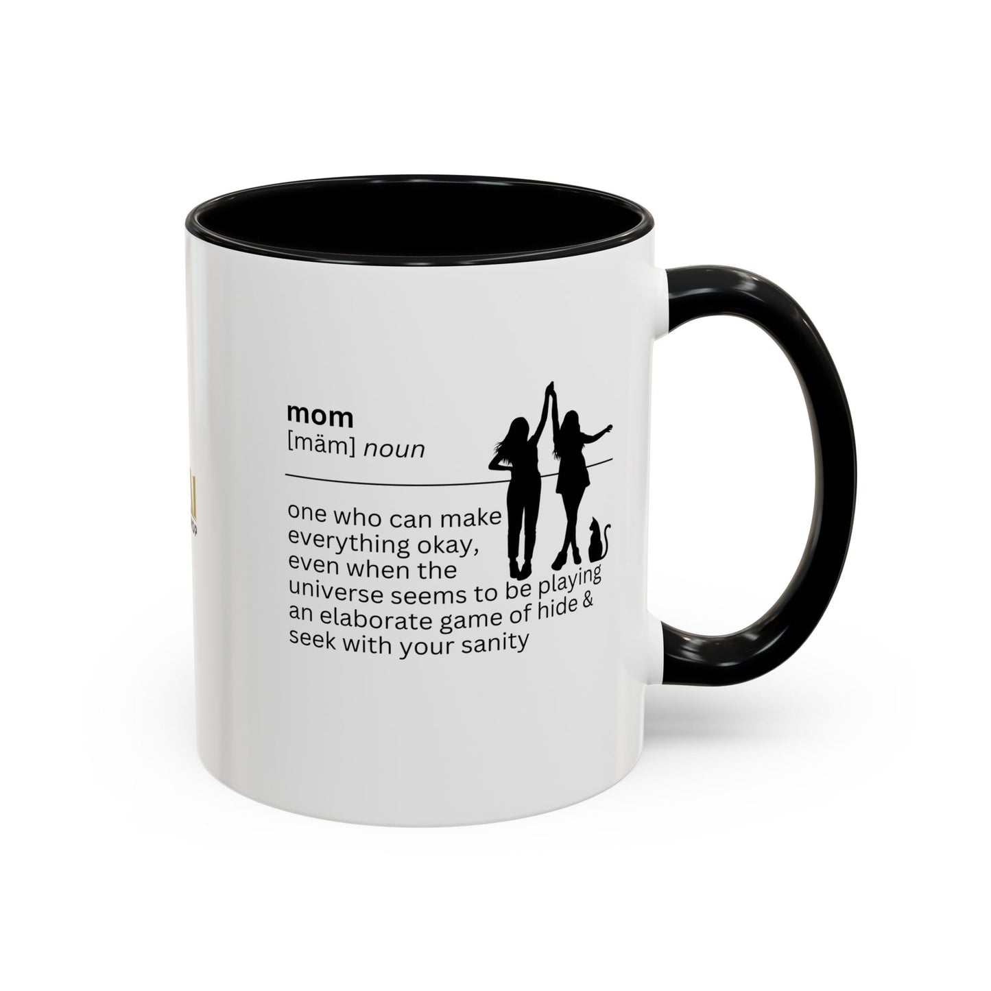 Mug à café Accent Mom Okay - Cadeau réfléchi pour les mamans