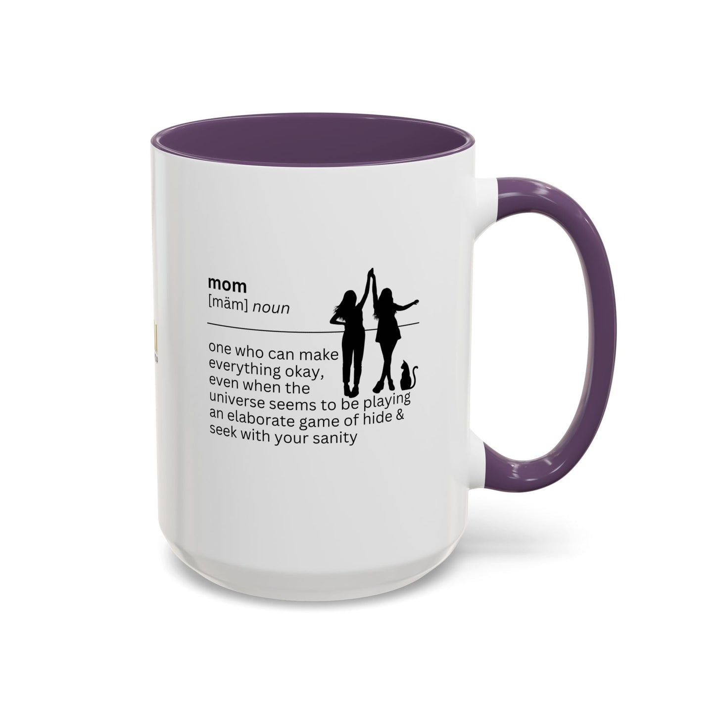 Mug à café Accent Mom Okay - Cadeau réfléchi pour les mamans
