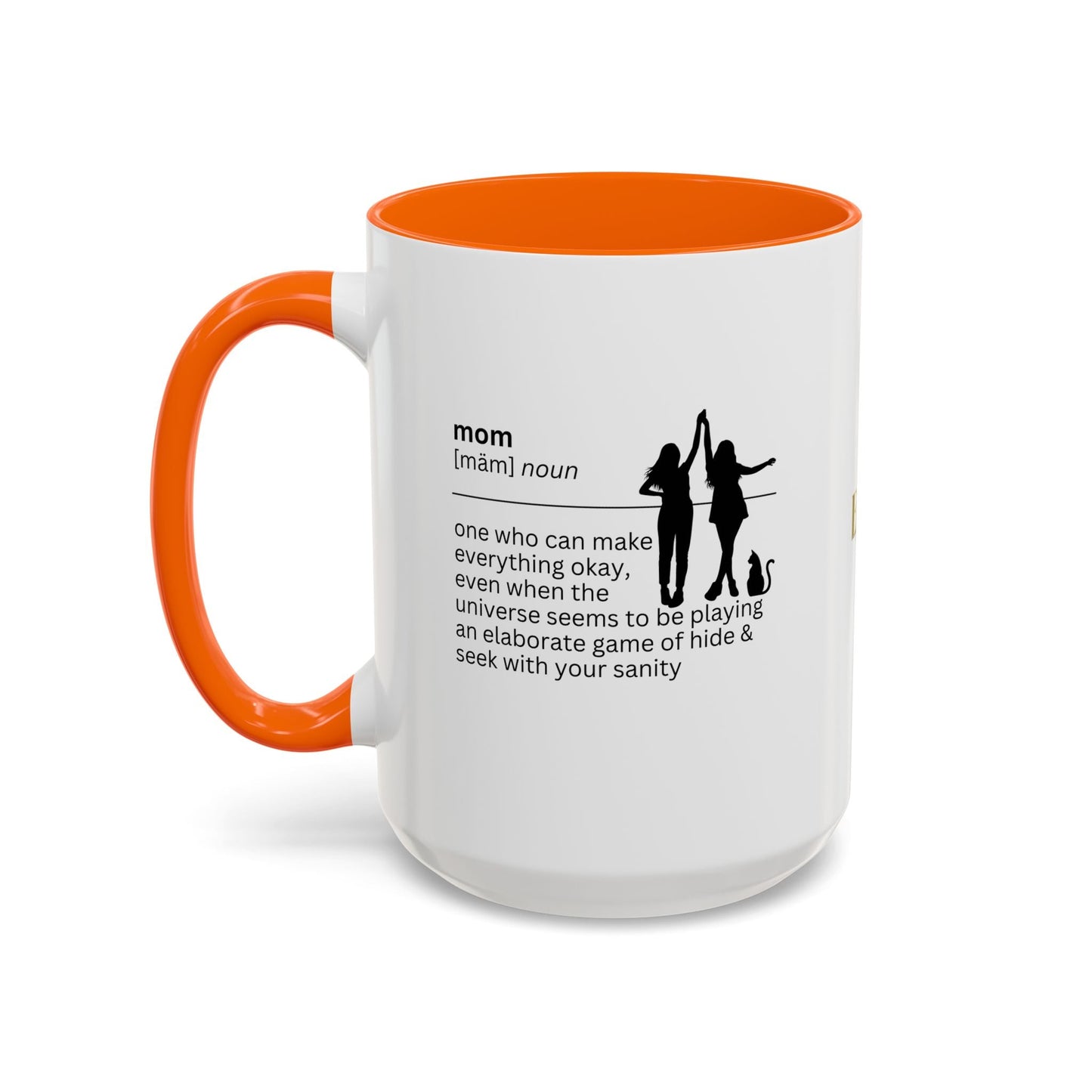 Mug à café Accent Mom Okay - Cadeau réfléchi pour les mamans