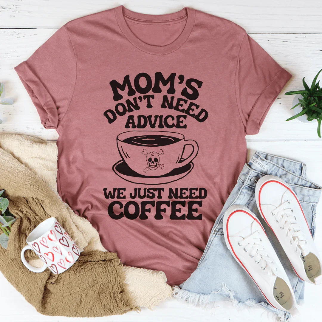 Mom's Coffee Tee - A Perfect Blend of Comfort and Style