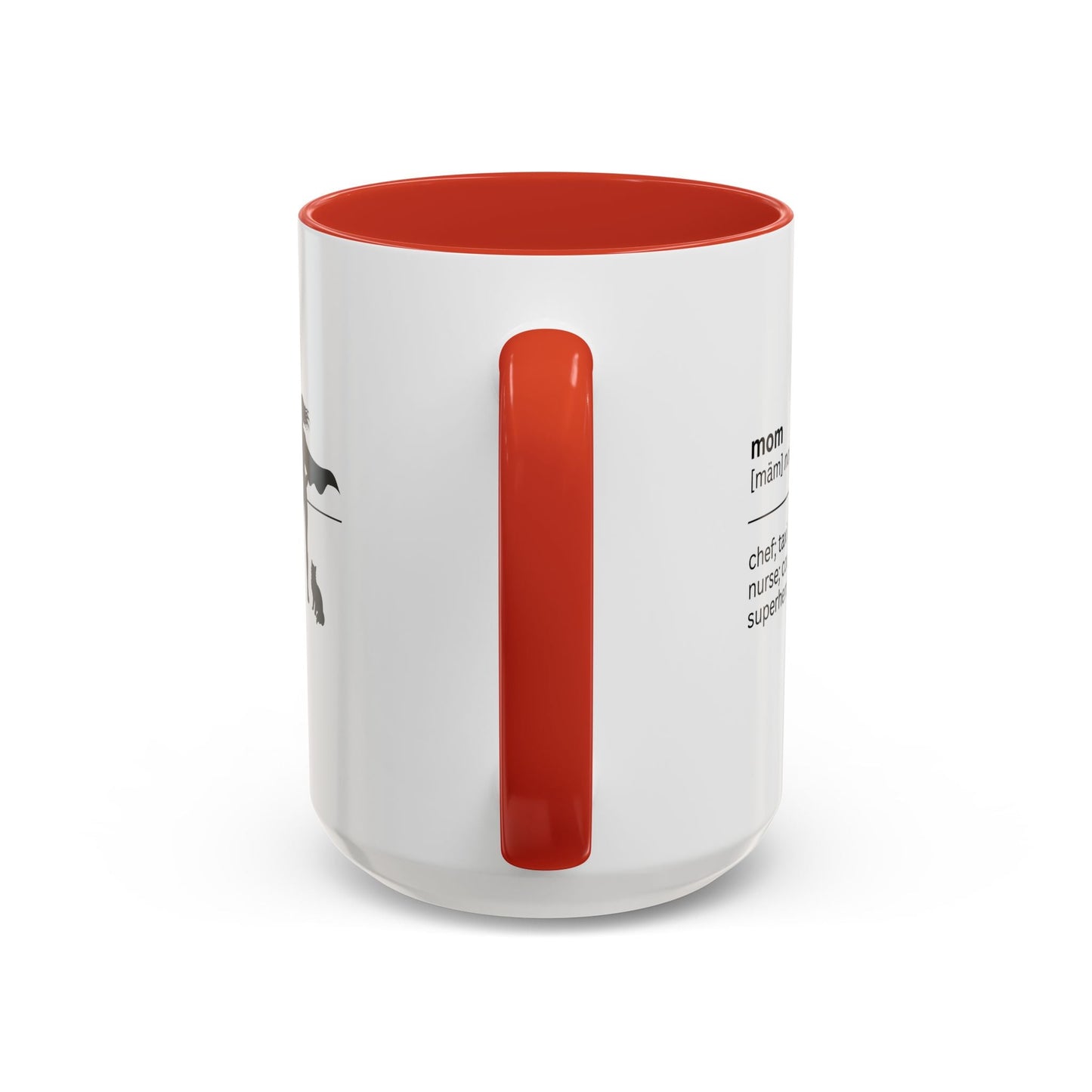 Mom Superhero Accent Coffee Mug - Thoughtful Gift for Moms