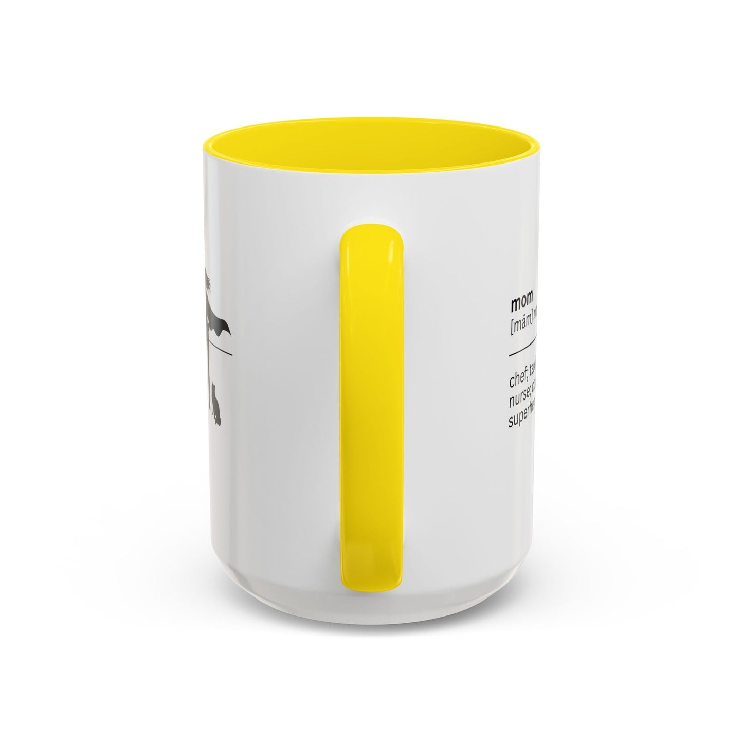 Mom Superhero Accent Coffee Mug - Thoughtful Gift for Moms