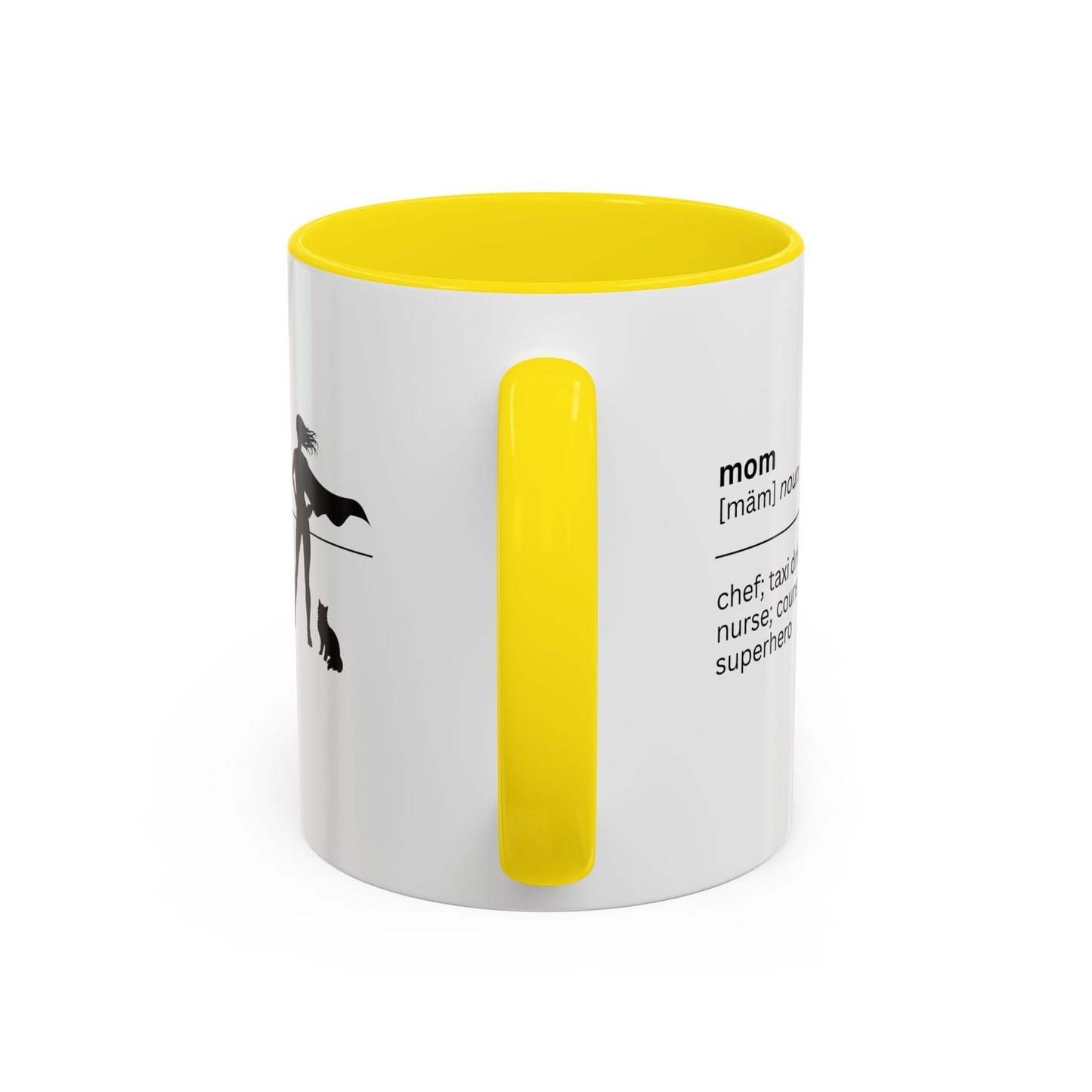 Mom Superhero Accent Coffee Mug - Thoughtful Gift for Moms