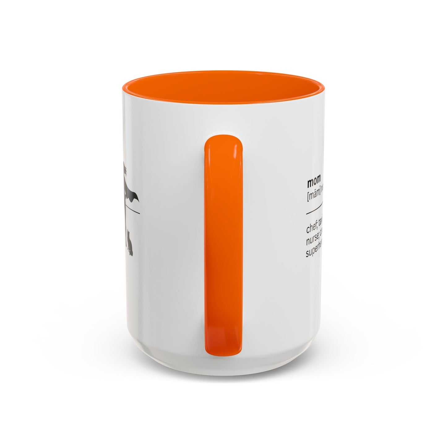 Mom Superhero Accent Coffee Mug - Thoughtful Gift for Moms