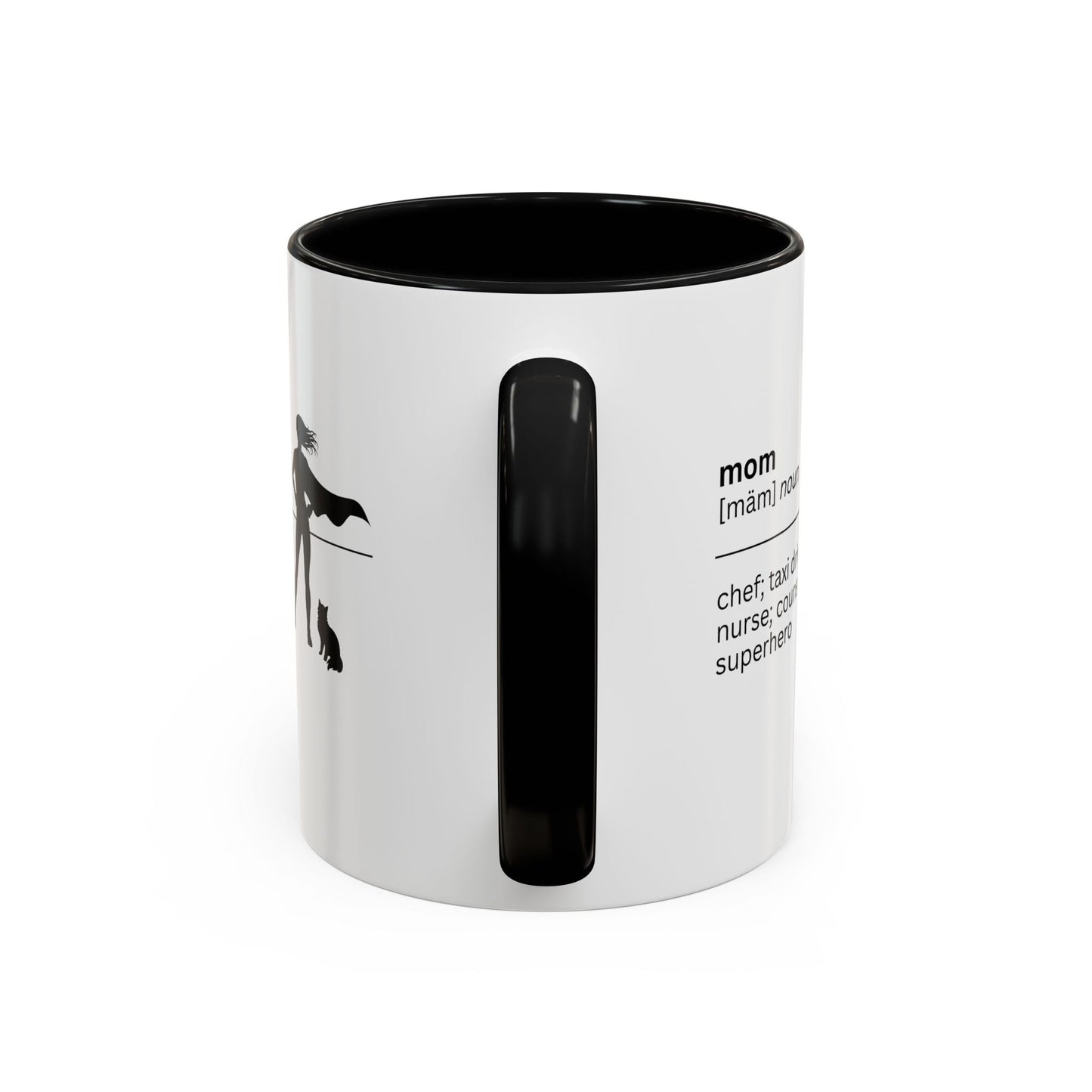 Mom Superhero Accent Coffee Mug - Thoughtful Gift for Moms