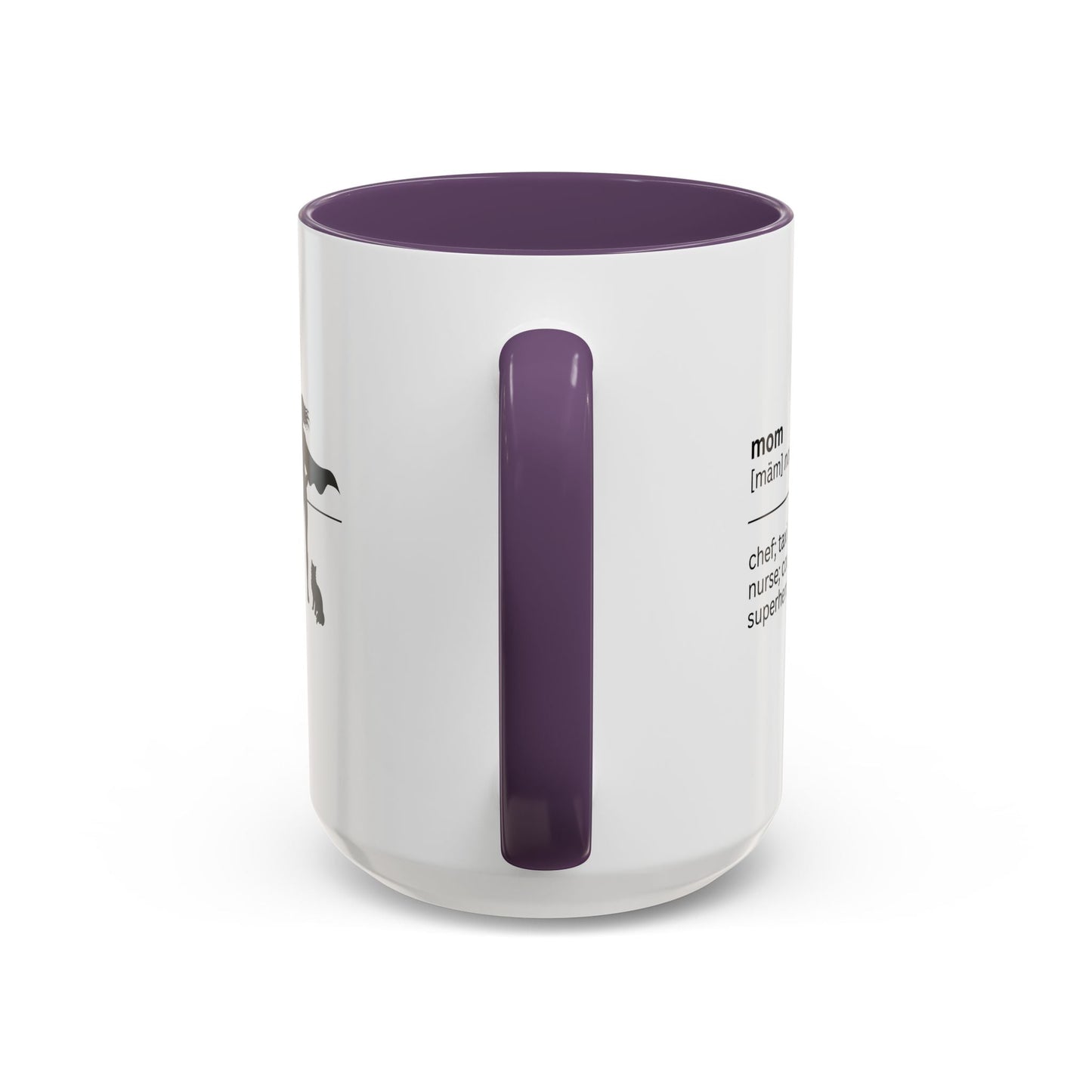 Mom Superhero Accent Coffee Mug - Thoughtful Gift for Moms