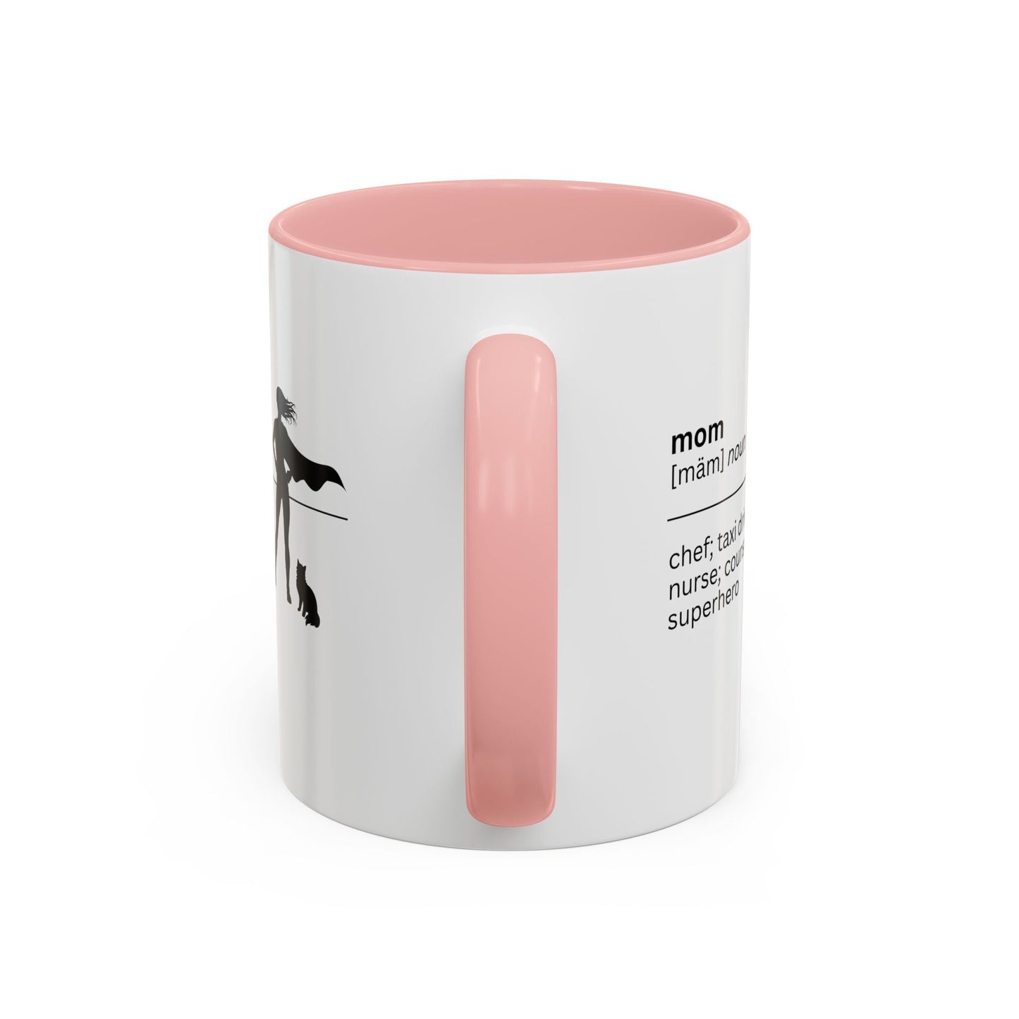 Mom Superhero Accent Coffee Mug - Thoughtful Gift for Moms