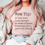 T-shirt Mom Tip - Confortable et Élégant pour le Quotidien