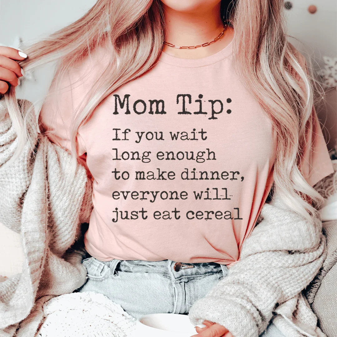 T-shirt Mom Tip - Confortable et Élégant pour le Quotidien