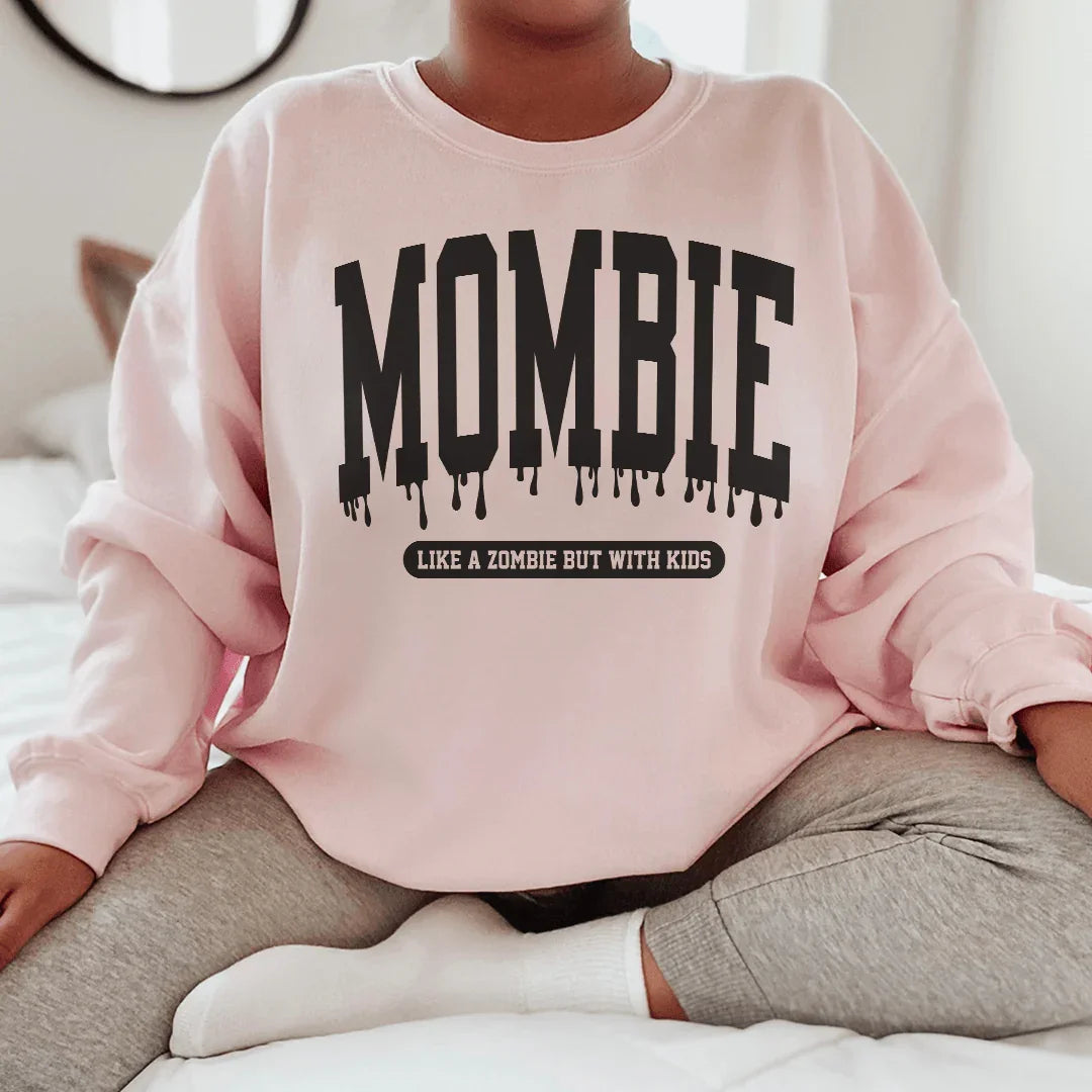 Sudadera "Mamá como un zombi pero con niños"