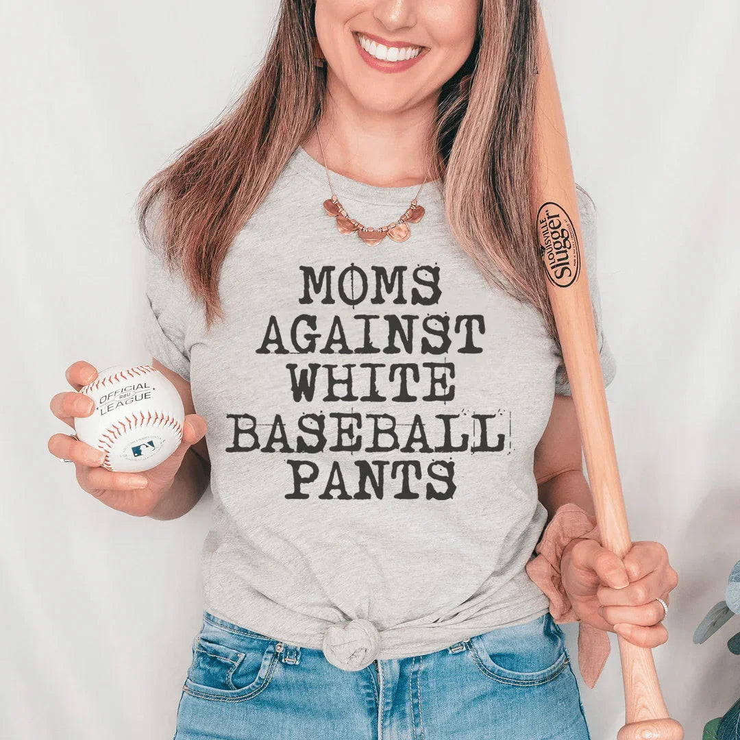 Camiseta de béisbol de Mamás Contra el Blanco