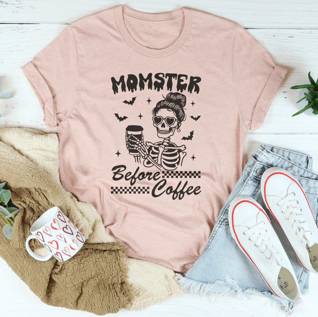 Momster Before Coffee T-Shirt