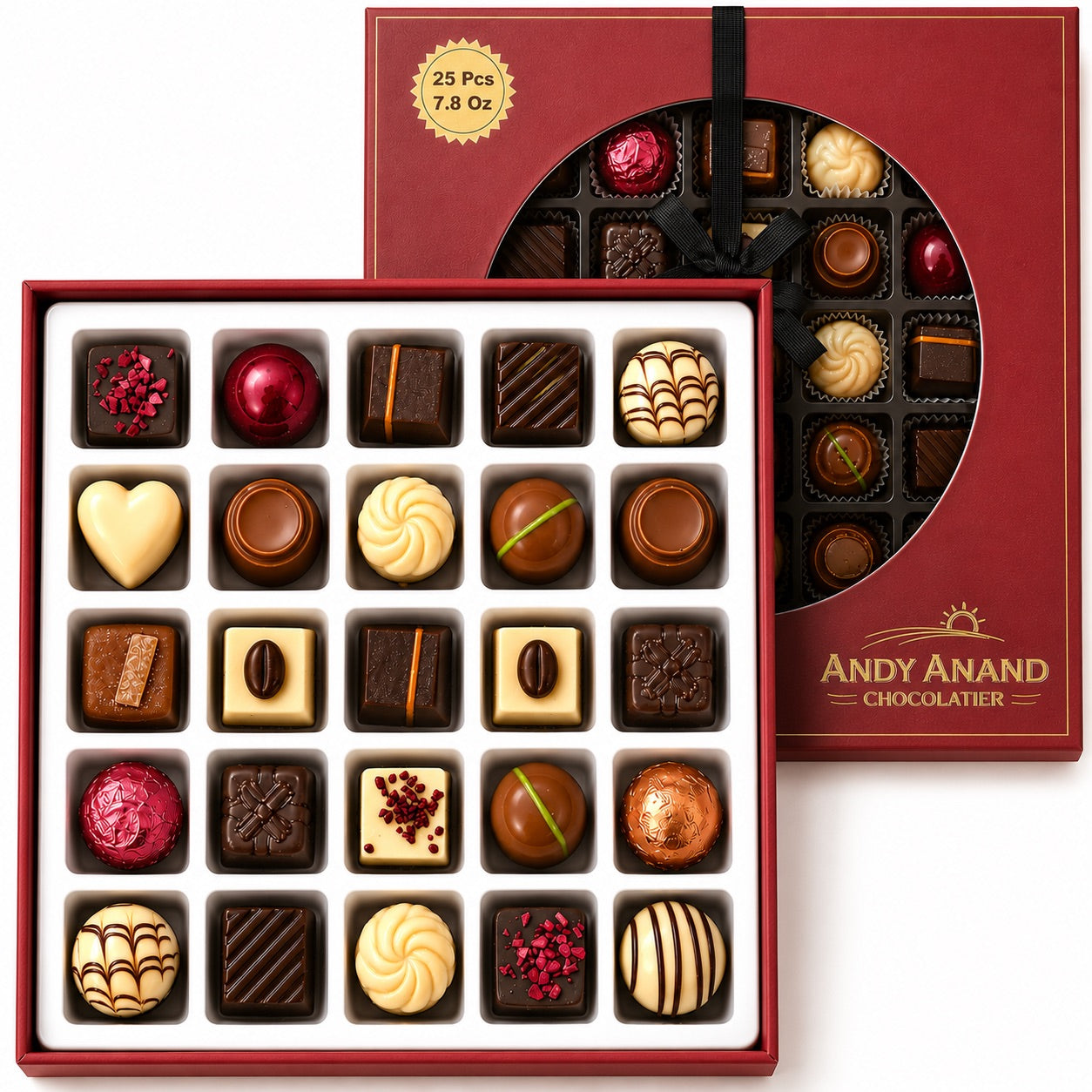 Gourmet Chocolate Truffles Bon Bon Praline Box