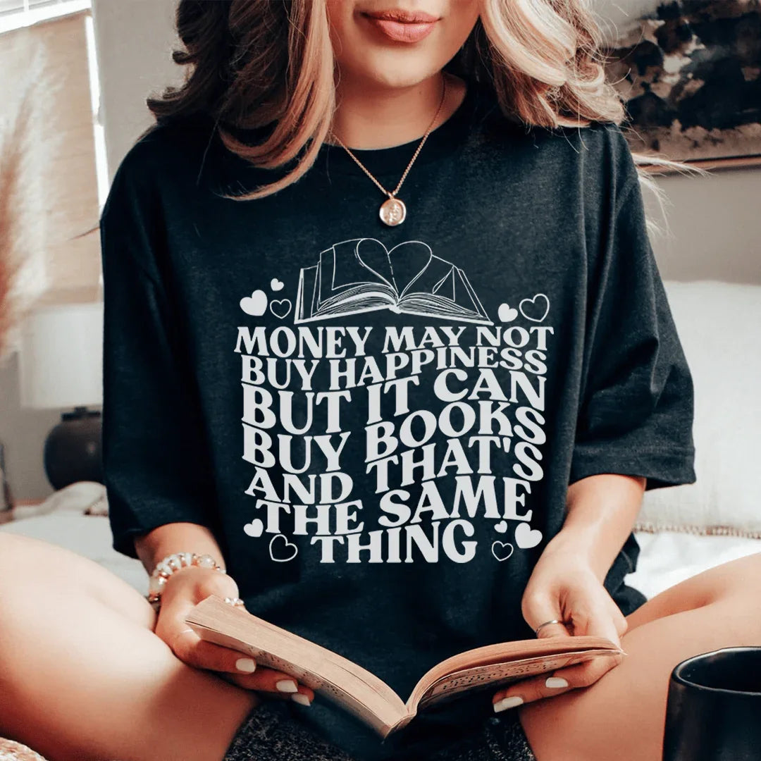El dinero no compra la felicidad, pero sí libros.