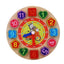 Jouet Puzzle Horloge Éducatif en Bois Animaux Cartoon Montessori