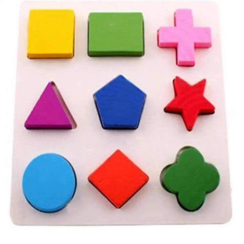 Jouet Puzzle Horloge Éducatif en Bois Animaux Cartoon Montessori